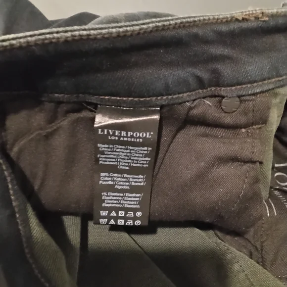 NWT Liverpool Black High Waist Ankle Non-Skinny Skinny Jeans 14 Firm Price - Picture 5 of 6